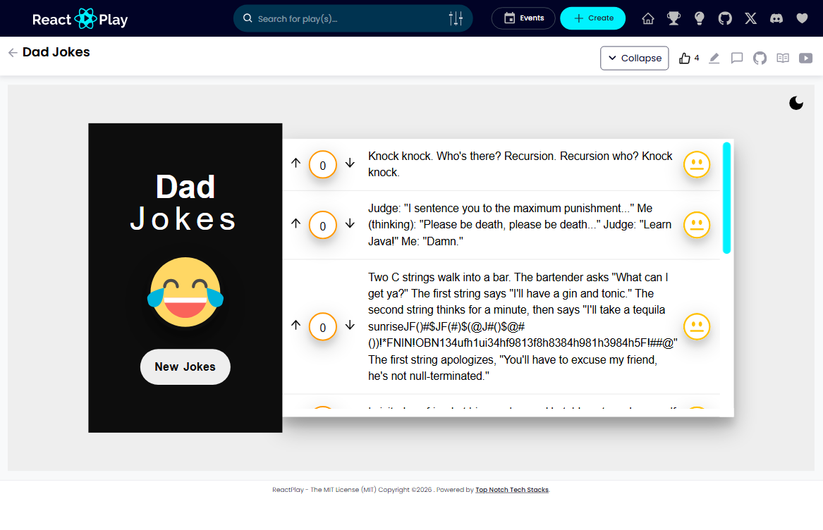 Dad Jokes screenshot